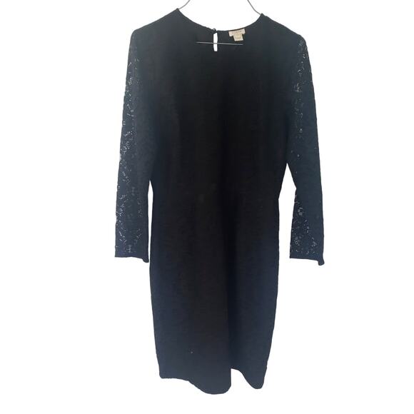 J. Crew Dresses & Skirts - J CREW Black Lacy Dress Womens Size 4
